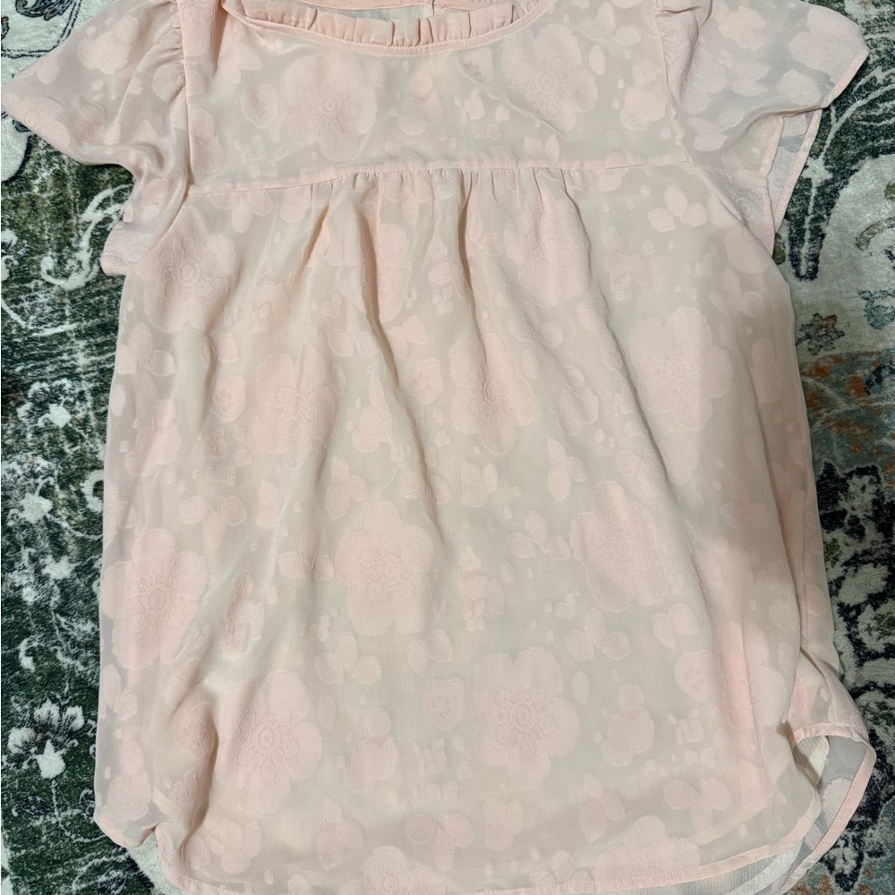 LOFT Light Pink Kids Blouse